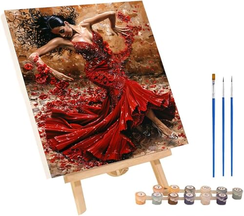Malen Nach Zahlen Erwachsene Frau, Malen Nach Zahlen TäNzer, DIY Handgemalt Ölgemälde Kit Mit 3 Pinseln und Acrylfarbe, Paint by Numbers Basteln Erwachsene, Deko Wohnzimmer Geschenke 60x70 cm C-9979 Malen Nach Zahlen Erwachsene Frau, Malen Nach Zahlen TäNzer, DIY Handgemalt Ölgemälde Kit Mit 3 Pinseln und Acrylfarbe, Paint by Numbers Basteln Erwachsene, Deko Wohnzimmer Geschenke 60x70 cm C-9979 von MAYINGOU