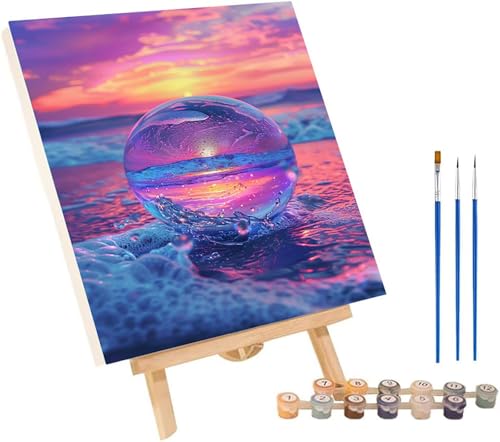 Malen Nach Zahlen Erwachsene Kristallkugel, Malen Nach Zahlen Strand, DIY Set Erwachsene Mit 3 Pinseln und Acrylfarbe, Paint by Numbers für Deko Wohnzimmer und Wanddeko Geschenke 100x135 cm 4-4258 Malen Nach Zahlen Erwachsene Kristallkugel, Malen Nach Zahlen Strand, DIY Set Erwachsene Mit 3 Pinseln und Acrylfarbe, Paint by Numbers für Deko Wohnzimmer und Wanddeko Geschenke 100x135 cm 4-4258 von MAYINGOU