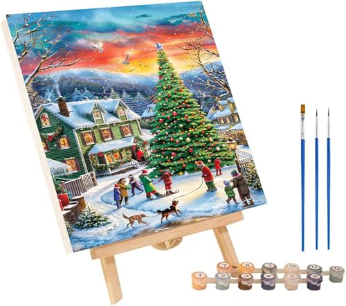 Malen Nach Zahlen Erwachsene Landschaft, Malen Nach Zahlen Schneeszene, DIY Handgemalt Ölgemälde Kit Mit 3 Pinseln und Acrylfarbe, Paint by Numbers Basteln Erwachsene, Deko Wohnzimmer 60x80 cm 9-4948 Malen Nach Zahlen Erwachsene Landschaft, Malen Nach Zahlen Schneeszene, DIY Handgemalt Ölgemälde Kit Mit 3 Pinseln und Acrylfarbe, Paint by Numbers Basteln Erwachsene, Deko Wohnzimmer 60x80 cm 9-4948 von MAYINGOU