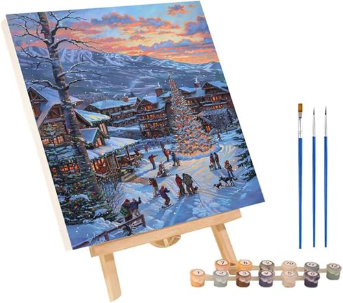 Malen Nach Zahlen Erwachsene Landschaft, Malen Nach Zahlen Schneeszene, DIY Set Erwachsene Mit 3 Pinseln und Acrylfarbe, Paint by Numbers für Deko Wohnzimmer und Wanddeko Geschenke 90x120 cm 9-2131 Malen Nach Zahlen Erwachsene Landschaft, Malen Nach Zahlen Schneeszene, DIY Set Erwachsene Mit 3 Pinseln und Acrylfarbe, Paint by Numbers für Deko Wohnzimmer und Wanddeko Geschenke 90x120 cm 9-2131 von MAYINGOU