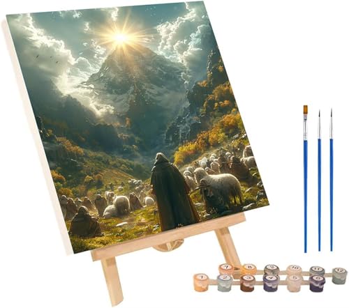 Malen Nach Zahlen Erwachsene Landschaft, Malen Nach Zahlen Tier, DIY Set Erwachsene Mit 3 Pinseln und Acrylfarbe, Paint by Numbers für Deko Wohnzimmer Wanddeko, Geschenke für Frauen 70x95 cm 8-8366 Malen Nach Zahlen Erwachsene Landschaft, Malen Nach Zahlen Tier, DIY Set Erwachsene Mit 3 Pinseln und Acrylfarbe, Paint by Numbers für Deko Wohnzimmer Wanddeko, Geschenke für Frauen 70x95 cm 8-8366 von MAYINGOU