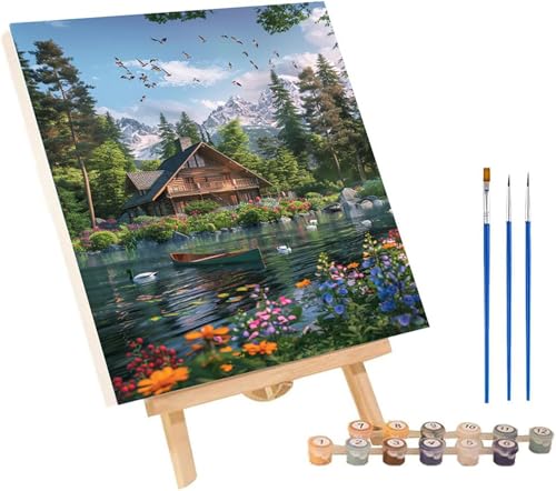 Malen Nach Zahlen Erwachsene Landschaft, Malen Nach Zahlen Vogel, DIY Set Erwachsene Mit 3 Pinseln und Acrylfarbe, Paint by Numbers für Deko Wohnzimmer Wanddeko, Geschenke für Frauen 60x70 cm 4-9913 Malen Nach Zahlen Erwachsene Landschaft, Malen Nach Zahlen Vogel, DIY Set Erwachsene Mit 3 Pinseln und Acrylfarbe, Paint by Numbers für Deko Wohnzimmer Wanddeko, Geschenke für Frauen 60x70 cm 4-9913 von MAYINGOU