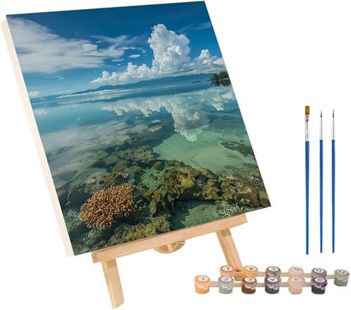 Malen Nach Zahlen Erwachsene Landschaft, Malen Nach Zahlen Wolke, DIY Set Erwachsene Mit 3 Pinseln und Acrylfarbe, Paint by Numbers für Deko Wohnzimmer und Wanddeko Geschenke 100x135 cm 8-2217 Malen Nach Zahlen Erwachsene Landschaft, Malen Nach Zahlen Wolke, DIY Set Erwachsene Mit 3 Pinseln und Acrylfarbe, Paint by Numbers für Deko Wohnzimmer und Wanddeko Geschenke 100x135 cm 8-2217 von MAYINGOU