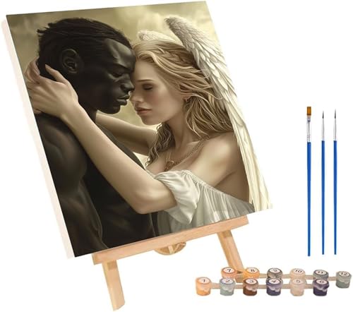 Malen Nach Zahlen Erwachsene Paar, Malen Nach Zahlen Romantisch, DIY Set Erwachsene Mit 3 Pinseln und Acrylfarbe, Paint by Numbers für Deko Wohnzimmer Wanddeko, Geschenke für Frauen 70x95 cm W-6856 Malen Nach Zahlen Erwachsene Paar, Malen Nach Zahlen Romantisch, DIY Set Erwachsene Mit 3 Pinseln und Acrylfarbe, Paint by Numbers für Deko Wohnzimmer Wanddeko, Geschenke für Frauen 70x95 cm W-6856 von MAYINGOU