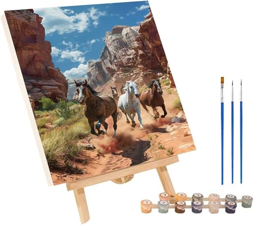 Malen Nach Zahlen Erwachsene Pferd, Malen Nach Zahlen Landschaft, DIY Handgemalt Ölgemälde Kit Mit 3 Pinseln und Acrylfarbe, Paint by Numbers Basteln Erwachsene, Deko Wohnzimmer 40x50 cm F-4579 Malen Nach Zahlen Erwachsene Pferd, Malen Nach Zahlen Landschaft, DIY Handgemalt Ölgemälde Kit Mit 3 Pinseln und Acrylfarbe, Paint by Numbers Basteln Erwachsene, Deko Wohnzimmer 40x50 cm F-4579 von MAYINGOU