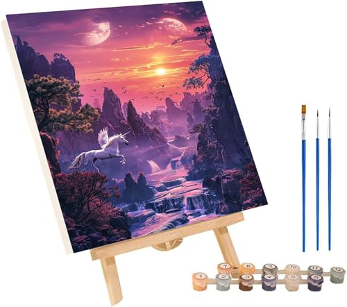 Malen Nach Zahlen Erwachsene Pferd, Malen Nach Zahlen Sonnenuntergang, DIY Handgemalt Ölgemälde Kit Mit 3 Pinseln und Acrylfarbe, Paint by Numbers Basteln Erwachsene, Deko Wohnzimmer 100x130 cm 0-7837 Malen Nach Zahlen Erwachsene Pferd, Malen Nach Zahlen Sonnenuntergang, DIY Handgemalt Ölgemälde Kit Mit 3 Pinseln und Acrylfarbe, Paint by Numbers Basteln Erwachsene, Deko Wohnzimmer 100x130 cm 0-7837 von MAYINGOU
