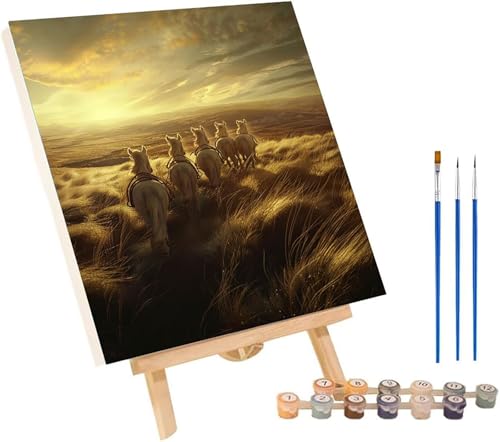 Malen Nach Zahlen Erwachsene Pferd, Malen Nach Zahlen Wiese, DIY Set Erwachsene Mit 3 Pinseln und Acrylfarbe, Paint by Numbers für Deko Wohnzimmer und Wanddeko, Geschenke für Frauen 30x40 cm F-4727 Malen Nach Zahlen Erwachsene Pferd, Malen Nach Zahlen Wiese, DIY Set Erwachsene Mit 3 Pinseln und Acrylfarbe, Paint by Numbers für Deko Wohnzimmer und Wanddeko, Geschenke für Frauen 30x40 cm F-4727 von MAYINGOU