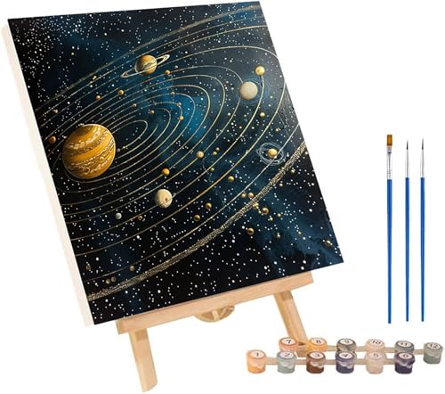 Malen Nach Zahlen Erwachsene Planet, Malen Nach Zahlen Sternenhimmel, DIY Set Erwachsene Mit 3 Pinseln und Acrylfarbe, Paint by Numbers für Deko Wohnzimmer und Wanddeko Geschenke 100x135 cm O-3810 Malen Nach Zahlen Erwachsene Planet, Malen Nach Zahlen Sternenhimmel, DIY Set Erwachsene Mit 3 Pinseln und Acrylfarbe, Paint by Numbers für Deko Wohnzimmer und Wanddeko Geschenke 100x135 cm O-3810 von MAYINGOU