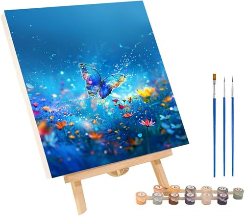 Malen Nach Zahlen Erwachsene Schmetterling, Malen Nach Zahlen Blume, DIY Set Erwachsene Mit 3 Pinseln und Acrylfarbe, Paint by Numbers für Deko Wohnzimmer und Wanddeko Geschenke 60x80 cm K-8106 Malen Nach Zahlen Erwachsene Schmetterling, Malen Nach Zahlen Blume, DIY Set Erwachsene Mit 3 Pinseln und Acrylfarbe, Paint by Numbers für Deko Wohnzimmer und Wanddeko Geschenke 60x80 cm K-8106 von MAYINGOU