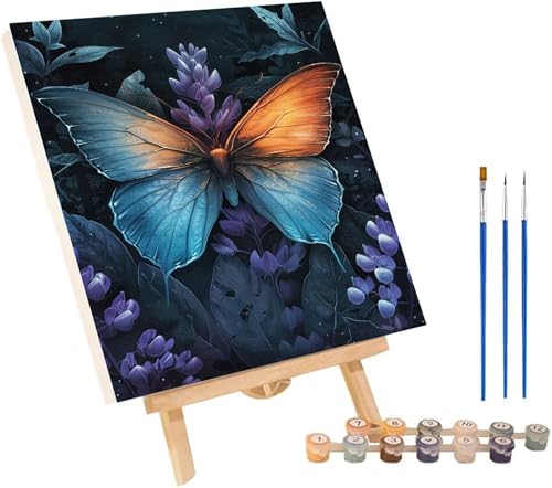 Malen Nach Zahlen Erwachsene Schmetterling, Malen Nach Zahlen Pflanze, DIY Handgemalt Ölgemälde Kit Mit 3 Pinseln und Acrylfarbe, Paint by Numbers Basteln Erwachsene, Deko Wohnzimmer 40x50 cm T-3340 Malen Nach Zahlen Erwachsene Schmetterling, Malen Nach Zahlen Pflanze, DIY Handgemalt Ölgemälde Kit Mit 3 Pinseln und Acrylfarbe, Paint by Numbers Basteln Erwachsene, Deko Wohnzimmer 40x50 cm T-3340 von MAYINGOU