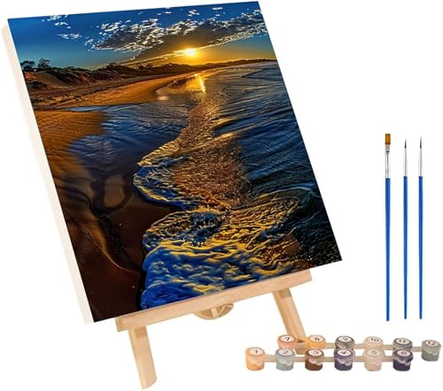 Malen Nach Zahlen Erwachsene Sonnenuntergang, Malen Nach Zahlen Strand, DIY Set Erwachsene Mit 3 Pinseln und Acrylfarbe, Paint by Numbers für Deko Wohnzimmer und Wanddeko Geschenke 80x110 cm N-5289 Malen Nach Zahlen Erwachsene Sonnenuntergang, Malen Nach Zahlen Strand, DIY Set Erwachsene Mit 3 Pinseln und Acrylfarbe, Paint by Numbers für Deko Wohnzimmer und Wanddeko Geschenke 80x110 cm N-5289 von MAYINGOU