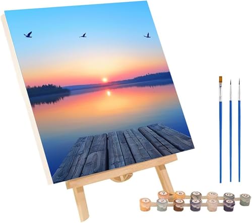 Malen Nach Zahlen Erwachsene Sonnenuntergang, Malen Nach Zahlen Vogel, DIY Handgemalt Ölgemälde Kit Mit 3 Pinseln und Acrylfarbe, Paint by Numbers Basteln Erwachsene, Deko Wohnzimmer 40x50 cm 1-4280 Malen Nach Zahlen Erwachsene Sonnenuntergang, Malen Nach Zahlen Vogel, DIY Handgemalt Ölgemälde Kit Mit 3 Pinseln und Acrylfarbe, Paint by Numbers Basteln Erwachsene, Deko Wohnzimmer 40x50 cm 1-4280 von MAYINGOU
