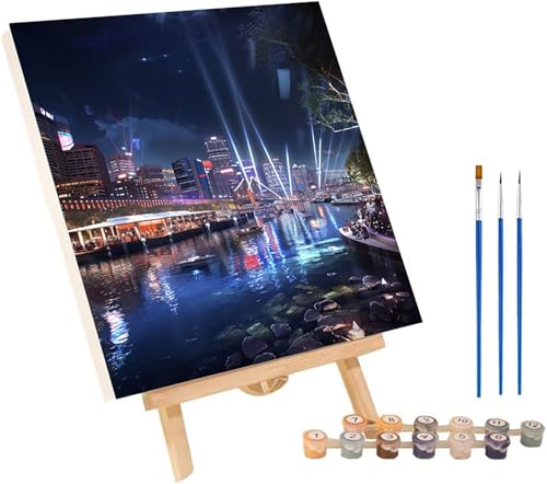 Malen Nach Zahlen Erwachsene Stadt, Malen Nach Zahlen Landschaft, DIY Handgemalt Ölgemälde Kit Mit 3 Pinseln und Acrylfarbe, Paint by Numbers Basteln Erwachsene, Deko Wohnzimmer 50x65 cm U-1900 Malen Nach Zahlen Erwachsene Stadt, Malen Nach Zahlen Landschaft, DIY Handgemalt Ölgemälde Kit Mit 3 Pinseln und Acrylfarbe, Paint by Numbers Basteln Erwachsene, Deko Wohnzimmer 50x65 cm U-1900 von MAYINGOU