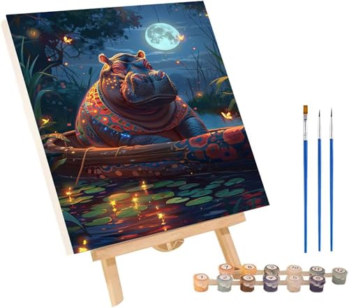 Malen Nach Zahlen Erwachsene Tier, Malen Nach Zahlen Mond, DIY Handgemalt Ölgemälde Kit Mit 3 Pinseln und Acrylfarbe, Paint by Numbers Basteln Erwachsene, für Deko Wohnzimmer Geschenke 50x65 cm 7-1175 Malen Nach Zahlen Erwachsene Tier, Malen Nach Zahlen Mond, DIY Handgemalt Ölgemälde Kit Mit 3 Pinseln und Acrylfarbe, Paint by Numbers Basteln Erwachsene, für Deko Wohnzimmer Geschenke 50x65 cm 7-1175 von MAYINGOU