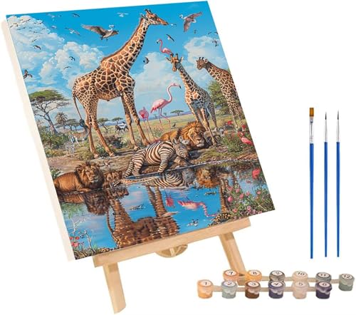 Malen Nach Zahlen Erwachsene Tier, Malen Nach Zahlen Wiese, DIY Handgemalt Ölgemälde Kit Mit 3 Pinseln und Acrylfarbe, Paint by Numbers Basteln Erwachsene, Deko Wohnzimmer Geschenke 30x40 cm 4-8397 Malen Nach Zahlen Erwachsene Tier, Malen Nach Zahlen Wiese, DIY Handgemalt Ölgemälde Kit Mit 3 Pinseln und Acrylfarbe, Paint by Numbers Basteln Erwachsene, Deko Wohnzimmer Geschenke 30x40 cm 4-8397 von MAYINGOU