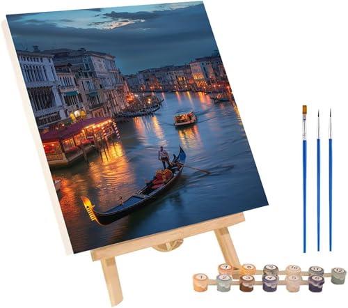 Malen Nach Zahlen Erwachsene Venedig, Malen Nach Zahlen Landschaft, DIY Set Erwachsene Mit 3 Pinseln und Acrylfarbe, Paint by Numbers für Deko Wohnzimmer und Wanddeko Geschenke 90x120 cm 3-6746 Malen Nach Zahlen Erwachsene Venedig, Malen Nach Zahlen Landschaft, DIY Set Erwachsene Mit 3 Pinseln und Acrylfarbe, Paint by Numbers für Deko Wohnzimmer und Wanddeko Geschenke 90x120 cm 3-6746 von MAYINGOU