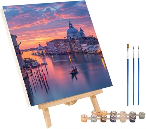Malen Nach Zahlen Erwachsene Venedig, Malen Nach Zahlen Sonnenuntergang, DIY Handgemalt Ölgemälde Kit Mit Pinseln und Acrylfarbe, Paint by Numbers Basteln Erwachsene, Deko Wohnzimmer 90x120 cm 2-2949 Malen Nach Zahlen Erwachsene Venedig, Malen Nach Zahlen Sonnenuntergang, DIY Handgemalt Ölgemälde Kit Mit Pinseln und Acrylfarbe, Paint by Numbers Basteln Erwachsene, Deko Wohnzimmer 90x120 cm 2-2949 von MAYINGOU