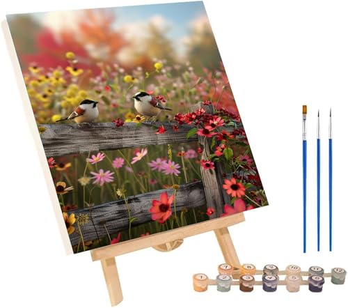 Malen Nach Zahlen Erwachsene Vogel, Malen Nach Zahlen Blume, DIY Handgemalt Ölgemälde Kit Mit 3 Pinseln und Acrylfarbe, Paint by Numbers Basteln Erwachsene, Deko Wohnzimmer Geschenke 70x95 cm U-8180 Malen Nach Zahlen Erwachsene Vogel, Malen Nach Zahlen Blume, DIY Handgemalt Ölgemälde Kit Mit 3 Pinseln und Acrylfarbe, Paint by Numbers Basteln Erwachsene, Deko Wohnzimmer Geschenke 70x95 cm U-8180 von MAYINGOU
