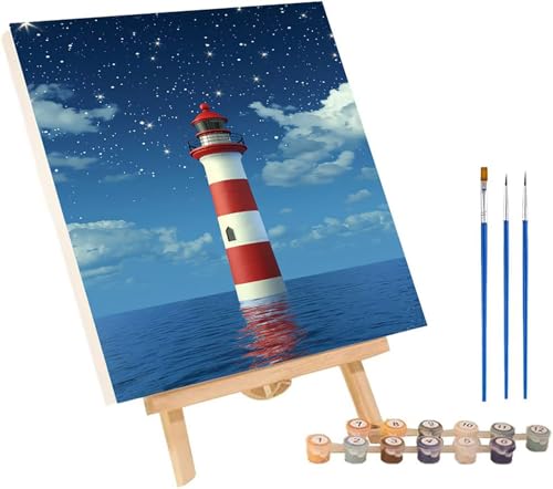 Malen Nach Zahlen Erwachsene Wasserzeichen, Malen Nach Zahlen Sternenhimmel, DIY Set Erwachsene Mit 3 Pinseln und Acrylfarbe, Paint by Numbers für Deko Wohnzimmer und Wanddeko 100x135 cm 9-4466 von MAYINGOU