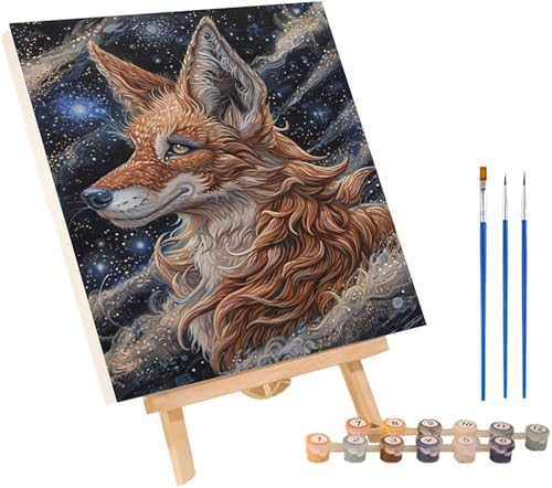 Malen Nach Zahlen Erwachsene Wolf, Malen Nach Zahlen Abstrakt, DIY Handgemalt Ölgemälde Kit Mit 3 Pinseln und Acrylfarbe, Paint by Numbers Basteln Erwachsene, Deko Wohnzimmer 80x110 cm D-2802 Malen Nach Zahlen Erwachsene Wolf, Malen Nach Zahlen Abstrakt, DIY Handgemalt Ölgemälde Kit Mit 3 Pinseln und Acrylfarbe, Paint by Numbers Basteln Erwachsene, Deko Wohnzimmer 80x110 cm D-2802 von MAYINGOU