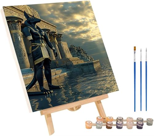 Malen Nach Zahlen Erwachsene Wolf, Malen Nach Zahlen äGypten, DIY Handgemalt Ölgemälde Kit Mit 3 Pinseln und Acrylfarbe, Paint by Numbers Basteln Erwachsene, Deko Wohnzimmer Geschenke 90x120 cm G-2358 Malen Nach Zahlen Erwachsene Wolf, Malen Nach Zahlen äGypten, DIY Handgemalt Ölgemälde Kit Mit 3 Pinseln und Acrylfarbe, Paint by Numbers Basteln Erwachsene, Deko Wohnzimmer Geschenke 90x120 cm G-2358 von MAYINGOU