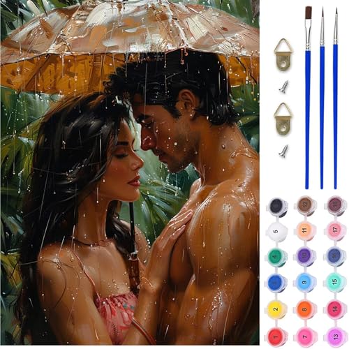 Paar Malen Nach Zahlen Erwachsene, Romantisch Malen Nach Zahlen, DIY Handgemalt Ölgemälde Kit mit Pinseln Acrylfarbe, Paint by Numbers Adult Bastelset Erwachsene, Geschenke für Frauen 50x65 cm K-7756 Paar Malen Nach Zahlen Erwachsene, Romantisch Malen Nach Zahlen, DIY Handgemalt Ölgemälde Kit mit Pinseln Acrylfarbe, Paint by Numbers Adult Bastelset Erwachsene, Geschenke für Frauen 50x65 cm K-7756 von MAYINGOU