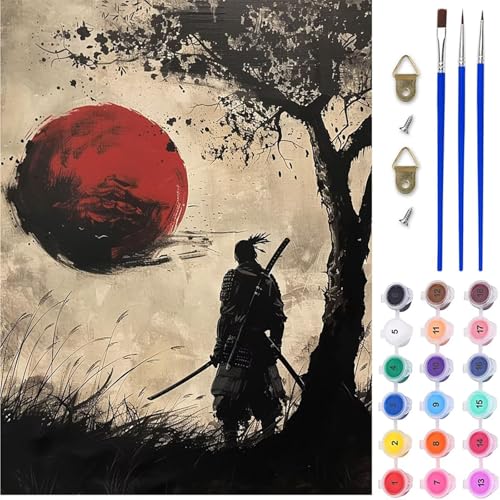 Sonne Malen Nach Zahlen, SchwertkäMpfer Malen Nach Zahlen Erwachsene, DIY Handgemalt Ölgemälde Kit mit Pinseln und Acrylfarbe, Paint by Numbers Bastelset Erwachsene, Geschenke 100x135 cm 1-9655 Sonne Malen Nach Zahlen, SchwertkäMpfer Malen Nach Zahlen Erwachsene, DIY Handgemalt Ölgemälde Kit mit Pinseln und Acrylfarbe, Paint by Numbers Bastelset Erwachsene, Geschenke 100x135 cm 1-9655 von MAYINGOU