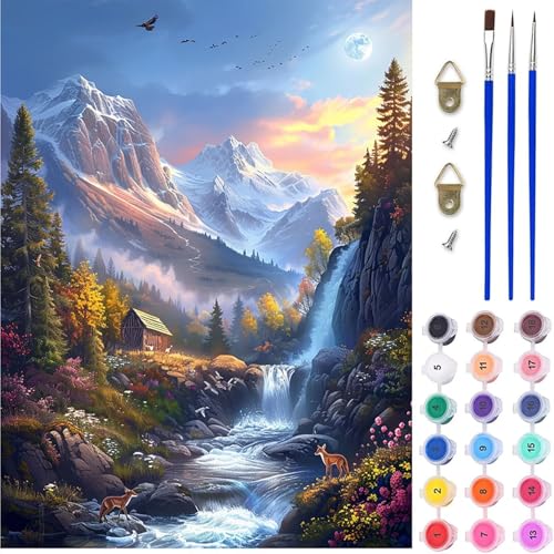 Sonnenuntergang Malen Nach Zahlen, Landschaft Malen Nach Zahlen Erwachsene, DIY Handgemalt Ölgemälde Kit mit Pinseln und Acrylfarbe, Paint by Numbers Bastelset Erwachsene, Geschenke 100x135 cm 4-5173 Sonnenuntergang Malen Nach Zahlen, Landschaft Malen Nach Zahlen Erwachsene, DIY Handgemalt Ölgemälde Kit mit Pinseln und Acrylfarbe, Paint by Numbers Bastelset Erwachsene, Geschenke 100x135 cm 4-5173 von MAYINGOU