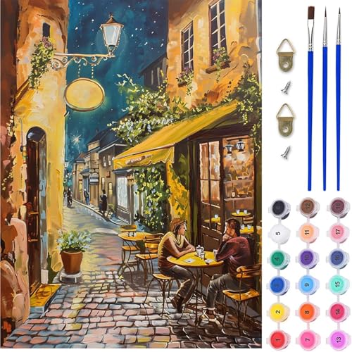 Strasse Malen Nach Zahlen Erwachsene, Landschaft Malen Nach Zahlen, DIY Handgemalt Ölgemälde Kit mit Pinseln Acrylfarbe, Paint by Numbers Adult Bastelset Erwachsene, Geschenke 30x40 cm 5-9028 Strasse Malen Nach Zahlen Erwachsene, Landschaft Malen Nach Zahlen, DIY Handgemalt Ölgemälde Kit mit Pinseln Acrylfarbe, Paint by Numbers Adult Bastelset Erwachsene, Geschenke 30x40 cm 5-9028 von MAYINGOU