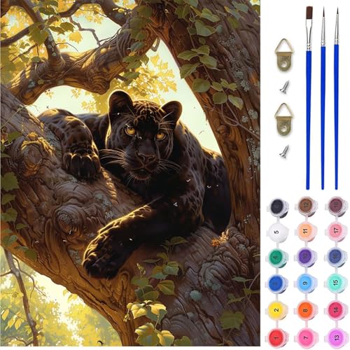Tier Malen Nach Zahlen, Baum Malen Nach Zahlen Erwachsene, DIY Handgemalt Ölgemälde Kit mit Pinseln und Acrylfarbe, Paint by Numbers Bastelset Erwachsene, Geschenke für Frauen 40x50 cm A-1352 Tier Malen Nach Zahlen, Baum Malen Nach Zahlen Erwachsene, DIY Handgemalt Ölgemälde Kit mit Pinseln und Acrylfarbe, Paint by Numbers Bastelset Erwachsene, Geschenke für Frauen 40x50 cm A-1352 von MAYINGOU