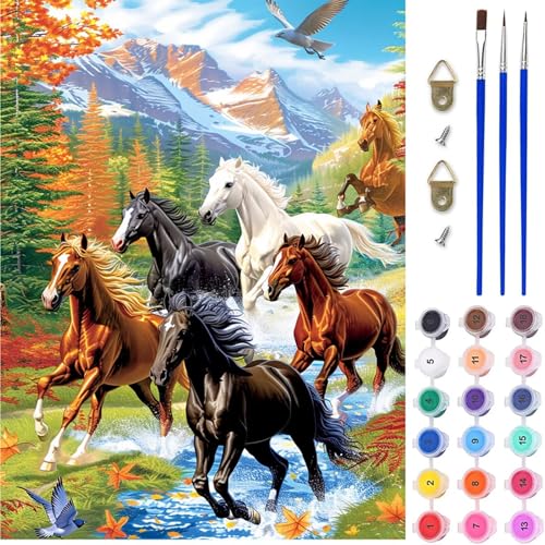 Tier Malen Nach Zahlen Erwachsene, Landschaft Malen Nach Zahlen, DIY Handgemalt Ölgemälde Kit mit Pinseln Acrylfarbe, Paint by Numbers Adult Bastelset Erwachsene, Geschenke für Frauen 40x50 cm 5-8095 Tier Malen Nach Zahlen Erwachsene, Landschaft Malen Nach Zahlen, DIY Handgemalt Ölgemälde Kit mit Pinseln Acrylfarbe, Paint by Numbers Adult Bastelset Erwachsene, Geschenke für Frauen 40x50 cm 5-8095 von MAYINGOU