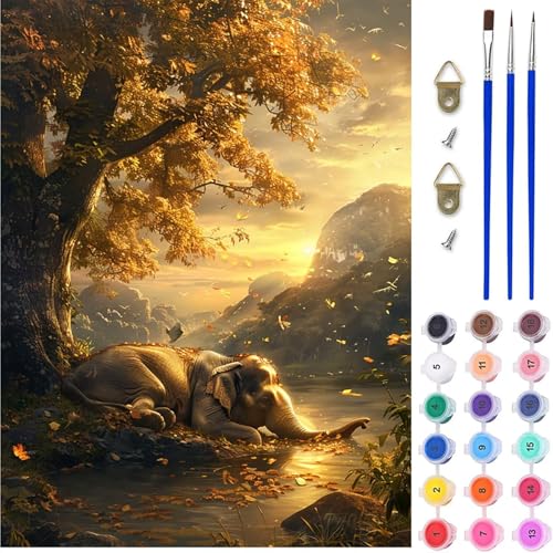 Tier Malen Nach Zahlen Erwachsene, Sonnenuntergang Malen Nach Zahlen, DIY Handgemalt Ölgemälde Kit mit Pinseln Acrylfarbe, Paint by Numbers Adult Bastelset Erwachsene, Geschenke 50x65 cm 3-8817 Tier Malen Nach Zahlen Erwachsene, Sonnenuntergang Malen Nach Zahlen, DIY Handgemalt Ölgemälde Kit mit Pinseln Acrylfarbe, Paint by Numbers Adult Bastelset Erwachsene, Geschenke 50x65 cm 3-8817 von MAYINGOU