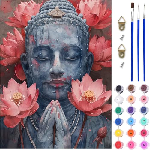Zen Malen Nach Zahlen, Blume Malen Nach Zahlen Erwachsene, DIY Handgemalt Ölgemälde Kit mit Pinseln und Acrylfarbe, Paint by Numbers Bastelset Erwachsene, Geschenke für Frauen 70x95 cm Q-9287 Zen Malen Nach Zahlen, Blume Malen Nach Zahlen Erwachsene, DIY Handgemalt Ölgemälde Kit mit Pinseln und Acrylfarbe, Paint by Numbers Bastelset Erwachsene, Geschenke für Frauen 70x95 cm Q-9287 von MAYINGOU