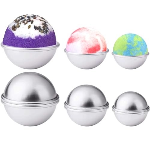 Badebombenformen, 3 Größen, Badebombenform-Set, Badekugel-Pressform, 3 Stück von MAYIPLAY