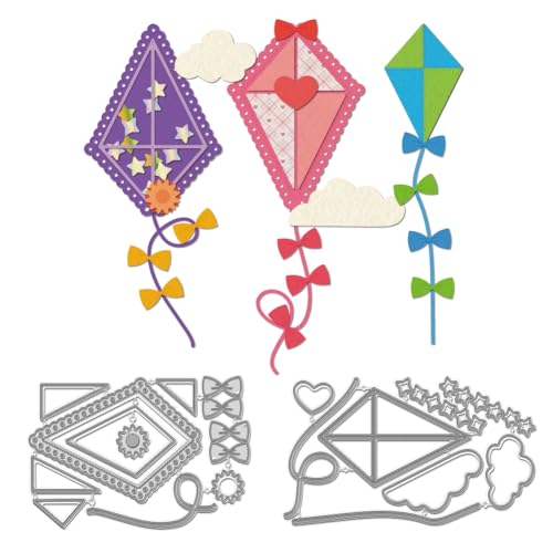 MAYJOYDIY 2 Stile Drachen Wolken Stanzformen Bogen Knoten Stern Herz Stanzformen Metall Prägeschablonen Karbonstahl Stanzschablonen für Geburtstagsparty Einladungskarten Sammelalben Prägepapier MAYJOYDIY 2 Stile Drachen Wolken Stanzformen Bogen Knoten Stern Herz Stanzformen Metall Prägeschablonen Karbonstahl Stanzschablonen für Geburtstagsparty Einladungskarten Sammelalben Prägepapier von MAYJOYDIY