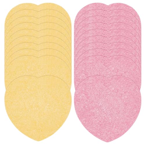 MAYJOYDIY 20 Stück Magisches Schaumstrukturpapier 6.6×6.6cm Herz Magisches Papier Mit Schaumstruktur 2 Farben Zellulosekarten Bastelpapier Leere Malblätter Für 3D Bastelarbeiten DIY Kunstbedarf von MAYJOYDIY