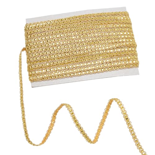 MAYJOYDIY 20 m S Förmiger Goldfarbener Gimp Zopfbesatz 6mm Breit Polyester Spitzenbesatz Band Dekorativer Gewebter Zopfbesatz Stoffbesatz Zum Nähen Für Taschen Basteln Kostüme Vorhänge Lampenschirme MAYJOYDIY 20 m S Förmiger Goldfarbener Gimp Zopfbesatz 6mm Breit Polyester Spitzenbesatz Band Dekorativer Gewebter Zopfbesatz Stoffbesatz Zum Nähen Für Taschen Basteln Kostüme Vorhänge Lampenschirme von MAYJOYDIY