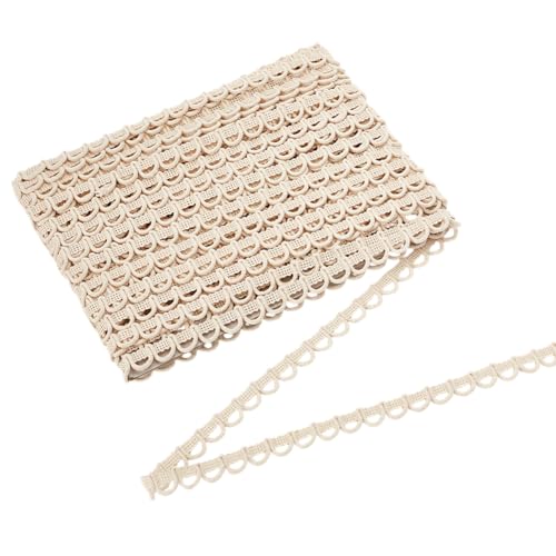MAYJOYDIY 20m Baumwoll Schlaufenbesatz Knopfschlaufenzopf 16mm Dekoratives Knopflochband Rand In Antikweiß Nähen von Knopfschlaufen Nicht Elastisch Für Heimwerker Nähen Heimdekoration Kleidung Basteln MAYJOYDIY 20m Baumwoll Schlaufenbesatz Knopfschlaufenzopf 16mm Dekoratives Knopflochband Rand In Antikweiß Nähen von Knopfschlaufen Nicht Elastisch Für Heimwerker Nähen Heimdekoration Kleidung Basteln von MAYJOYDIY