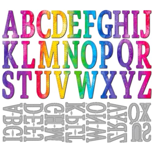 MAYJOYDIY 26 Buchstaben Metall Stanzformen Klassische Alphabet Stanzschablonen Buchstaben Prägeschablonen Für DIY Scrapbooking Album Dekorative Prägung Papierkartenherstellung MAYJOYDIY 26 Buchstaben Metall Stanzformen Klassische Alphabet Stanzschablonen Buchstaben Prägeschablonen Für DIY Scrapbooking Album Dekorative Prägung Papierkartenherstellung von MAYJOYDIY