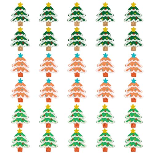 MAYJOYDIY 30 Stück 3 Farben Weihnachtsbaum gehäkelte bestickte Applikationen Patches 5,1 x 4,1 cm Weihnachtsbaum Aufbügler bestickte Applikationen Urlaub Verzierungen für Kleidung, Jacken, Rucksäcke MAYJOYDIY 30 Stück 3 Farben Weihnachtsbaum gehäkelte bestickte Applikationen Patches 5,1 x 4,1 cm Weihnachtsbaum Aufbügler bestickte Applikationen Urlaub Verzierungen für Kleidung, Jacken, Rucksäcke von MAYJOYDIY