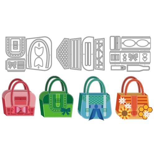 MAYJOYDIY 3D-Handtaschen, Metall-Stanzformen, Schleife, Liebe, Tasche, Stanzschablone, modische Schultertaschen, Prägung, Scrapbooking, Schnittvorlage für DIY, Scrapbooking, Basteln, Kartenherstellung MAYJOYDIY 3D-Handtaschen, Metall-Stanzformen, Schleife, Liebe, Tasche, Stanzschablone, modische Schultertaschen, Prägung, Scrapbooking, Schnittvorlage für DIY, Scrapbooking, Basteln, Kartenherstellung von MAYJOYDIY