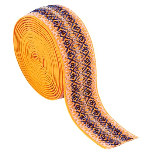 MAYJOYDIY 4.57 m Korallenfarbenes Boho Jacquardband 50mm Gewebtes Ethnisches Geometrisches Band Besatz Vintage Stickerei Polyesterbänder Zum Nähen Handgefertigte Taschen Geschenkverpackungen MAYJOYDIY 4.57 m Korallenfarbenes Boho Jacquardband 50mm Gewebtes Ethnisches Geometrisches Band Besatz Vintage Stickerei Polyesterbänder Zum Nähen Handgefertigte Taschen Geschenkverpackungen von MAYJOYDIY