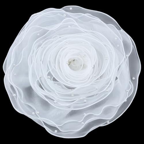 MAYJOYDIY 4.5m Weißes Organza Spitzenband Mit Perlen 11mm Rüschen Perlenspitze Organza Spitzen Blumenband Besätze Für Taschen Hüte Kleider Geschenkverpackungen Blumensträuße Kostümdekor MAYJOYDIY 4.5m Weißes Organza Spitzenband Mit Perlen 11mm Rüschen Perlenspitze Organza Spitzen Blumenband Besätze Für Taschen Hüte Kleider Geschenkverpackungen Blumensträuße Kostümdekor von MAYJOYDIY
