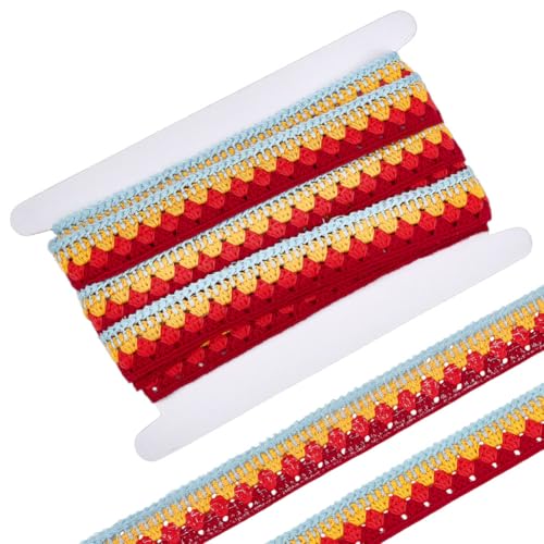 MAYJOYDIY 4.6m Rot Blau Geflochtenes Band 27mm Gemischte Farben Gewellte Gebogene Fransenbesatz Gewebtes Geflochtenes Stoffband Für Heimwerker Nähen Hochzeitskleid Verzierung Geschenkverpackung MAYJOYDIY 4.6m Rot Blau Geflochtenes Band 27mm Gemischte Farben Gewellte Gebogene Fransenbesatz Gewebtes Geflochtenes Stoffband Für Heimwerker Nähen Hochzeitskleid Verzierung Geschenkverpackung von MAYJOYDIY