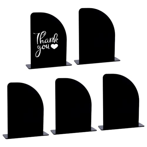 MAYJOYDIY 5 Set Schwarzes Acryl Halbbogenschild Mit Ständer Halbbogenschild Aus Acryl Blanko Und Sockel Tischkartenständer Für Tischnummern Bei Hochzeiten Beschilderung Geburtstagsfeiern Veranstaltung MAYJOYDIY 5 Set Schwarzes Acryl Halbbogenschild Mit Ständer Halbbogenschild Aus Acryl Blanko Und Sockel Tischkartenständer Für Tischnummern Bei Hochzeiten Beschilderung Geburtstagsfeiern Veranstaltung von MAYJOYDIY