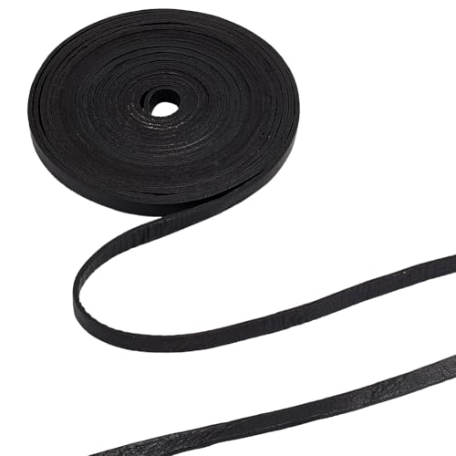 MAYJOYDIY 5 m Flache Lederschnüre 8mm Breit Schwarze Dünne Lederstreifen Zum Basteln Kunstlederschnur Für Lederschnüre Armbänder Schmuckherstellung Perlenarbeiten DIY Basteln MAYJOYDIY 5 m Flache Lederschnüre 8mm Breit Schwarze Dünne Lederstreifen Zum Basteln Kunstlederschnur Für Lederschnüre Armbänder Schmuckherstellung Perlenarbeiten DIY Basteln von MAYJOYDIY