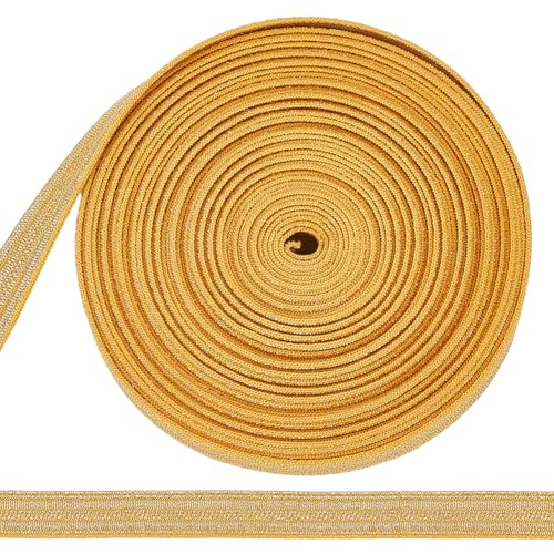 MAYJOYDIY 5 m Goldfarbenes Metallic Bandbesatz 10mm Doppelseitiger Zopfbesatz Flaches Glitzerband Polyester Armeeuniform Mützenband Zum Nähen von Kleidern Und Kostümen Heimtextilien Dekoration MAYJOYDIY 5 m Goldfarbenes Metallic Bandbesatz 10mm Doppelseitiger Zopfbesatz Flaches Glitzerband Polyester Armeeuniform Mützenband Zum Nähen von Kleidern Und Kostümen Heimtextilien Dekoration von MAYJOYDIY