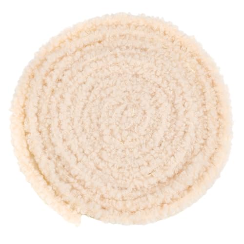 MAYJOYDIY 5m Beige Band Aus Kunstwolle 19mm Weiche Flauschige Beigefarbene Stoffstreifen Für Weihnachtsbaumdekoration Oder Kranzschleifen Party Nähen Kostümbesatz Hochzeitsfeier Festival DIY Handwerk MAYJOYDIY 5m Beige Band Aus Kunstwolle 19mm Weiche Flauschige Beigefarbene Stoffstreifen Für Weihnachtsbaumdekoration Oder Kranzschleifen Party Nähen Kostümbesatz Hochzeitsfeier Festival DIY Handwerk von MAYJOYDIY