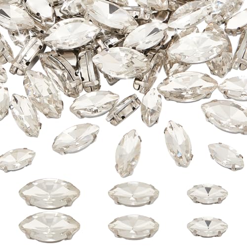 MAYJOYDIY 60 Stück Silberne Pferdeaugen Kristallglas Strasssteine 12/15/18 mm Zum Nähen Strasssteine Silberne Zinkenloch Flachrückseite Klaue Funkelnde Strasssteine Für Kleidung DIY Handwerk MAYJOYDIY 60 Stück Silberne Pferdeaugen Kristallglas Strasssteine 12/15/18 mm Zum Nähen Strasssteine Silberne Zinkenloch Flachrückseite Klaue Funkelnde Strasssteine Für Kleidung DIY Handwerk von MAYJOYDIY
