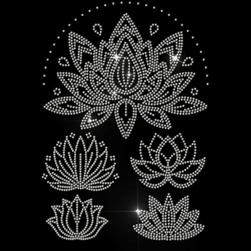 MAYJOYDIY Lotus Strass Aufbügler Hotfix Transfer Aufkleber Art Lotusblumen Pflanzenmotiv Glitzernder Kristall Aufbügler Strass Aufkleber DIY Applikation Für T Shirts Jacken Taschen Jeans Basteln MAYJOYDIY Lotus Strass Aufbügler Hotfix Transfer Aufkleber Art Lotusblumen Pflanzenmotiv Glitzernder Kristall Aufbügler Strass Aufkleber DIY Applikation Für T Shirts Jacken Taschen Jeans Basteln von MAYJOYDIY